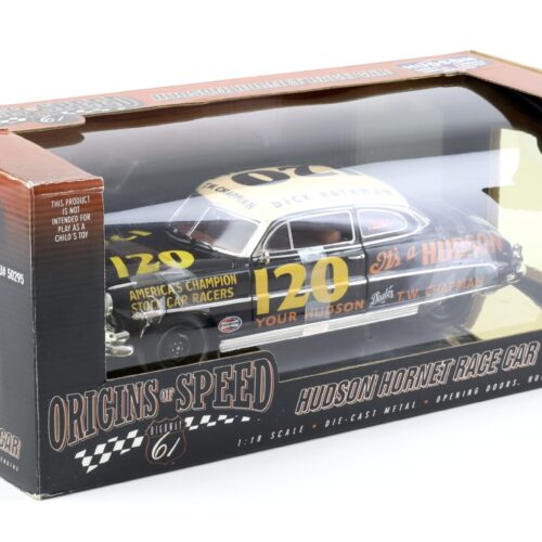 1:18 Highway61 Hudson Hornet Race Car Origins of Speed #120 black/ white - Image 4