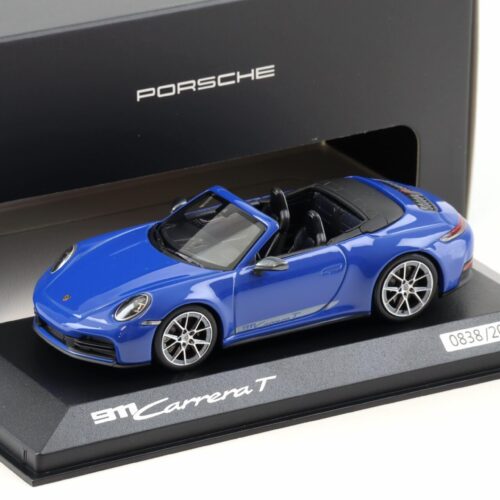 1:43 Minichamps Porsche 911 992.2 Carrera T Cabriolet Lugano blue WAP DEALER