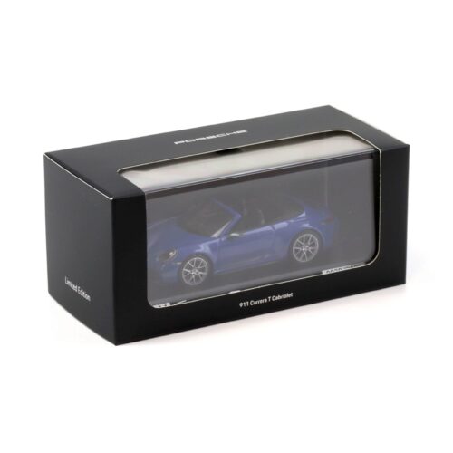1:43 Minichamps Porsche 911 992.2 Carrera T Cabriolet Lugano blue WAP DEALER