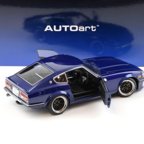 1:18 AUTOart Nissan Fairlady Z (S30) Wangan Midnight "Akuma no Z" dark blue Diecast 77451
