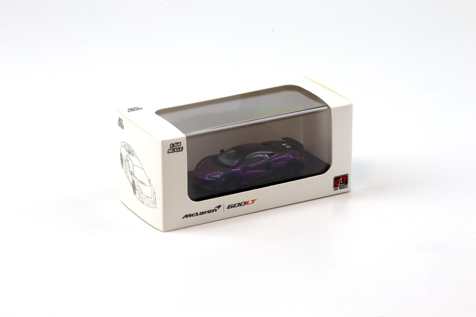 1:64 LCD Models McLaren 600LT Coupe Chameleon/ Carbon LCD64007-CH