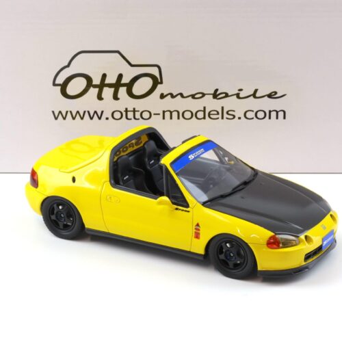 1:18 OTTO mobile OT1154 Honda Civic Del Sol SPOON Version yellow/ Carbon 1996