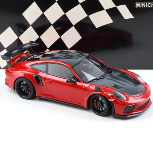 1:18 Minichamps Porsche 911 (991.2) GT3 RS Weissach Package red/ black wheel