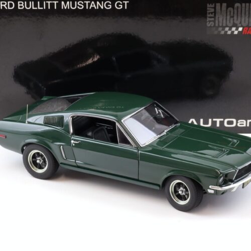 1:18 AUTOart Ford Mustang GT BULLITT 1968 Steve McQueen Version green 72813