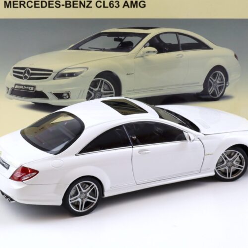 1:18 AUTOart Mercedes CL63 AMG Coupe white DIECAST 76167