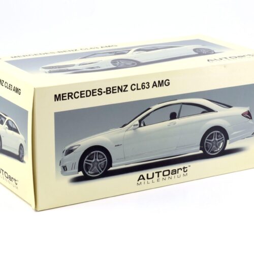1:18 AUTOart Mercedes CL63 AMG Coupe white DIECAST 76167