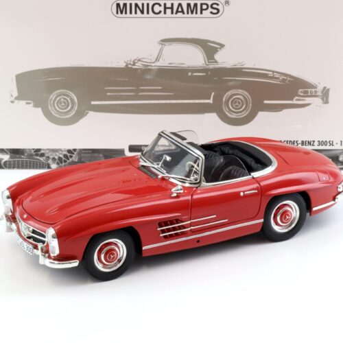 1:18 Minichamps Mercedes 300SL Roadster (W198 II) red with Hardtop 1957