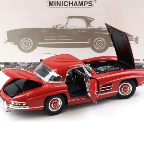 1:18 Minichamps Mercedes 300SL Roadster (W198 II) red with Hardtop 1957