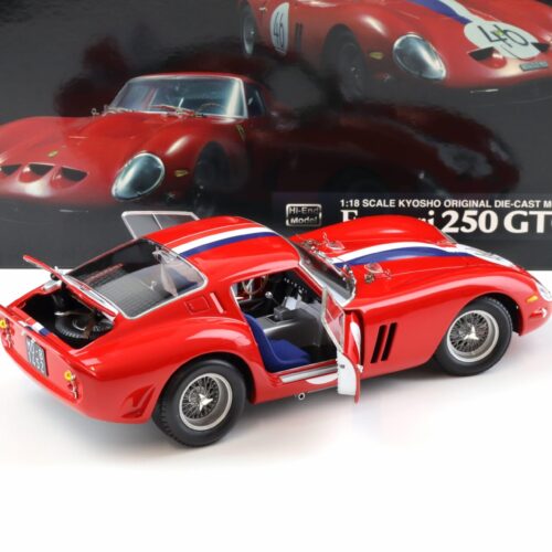 1:18 Kyosho Hi-End Ferrari 250 GTO 1963 Nürburgring 1000km #46 Noblet/ Guichet