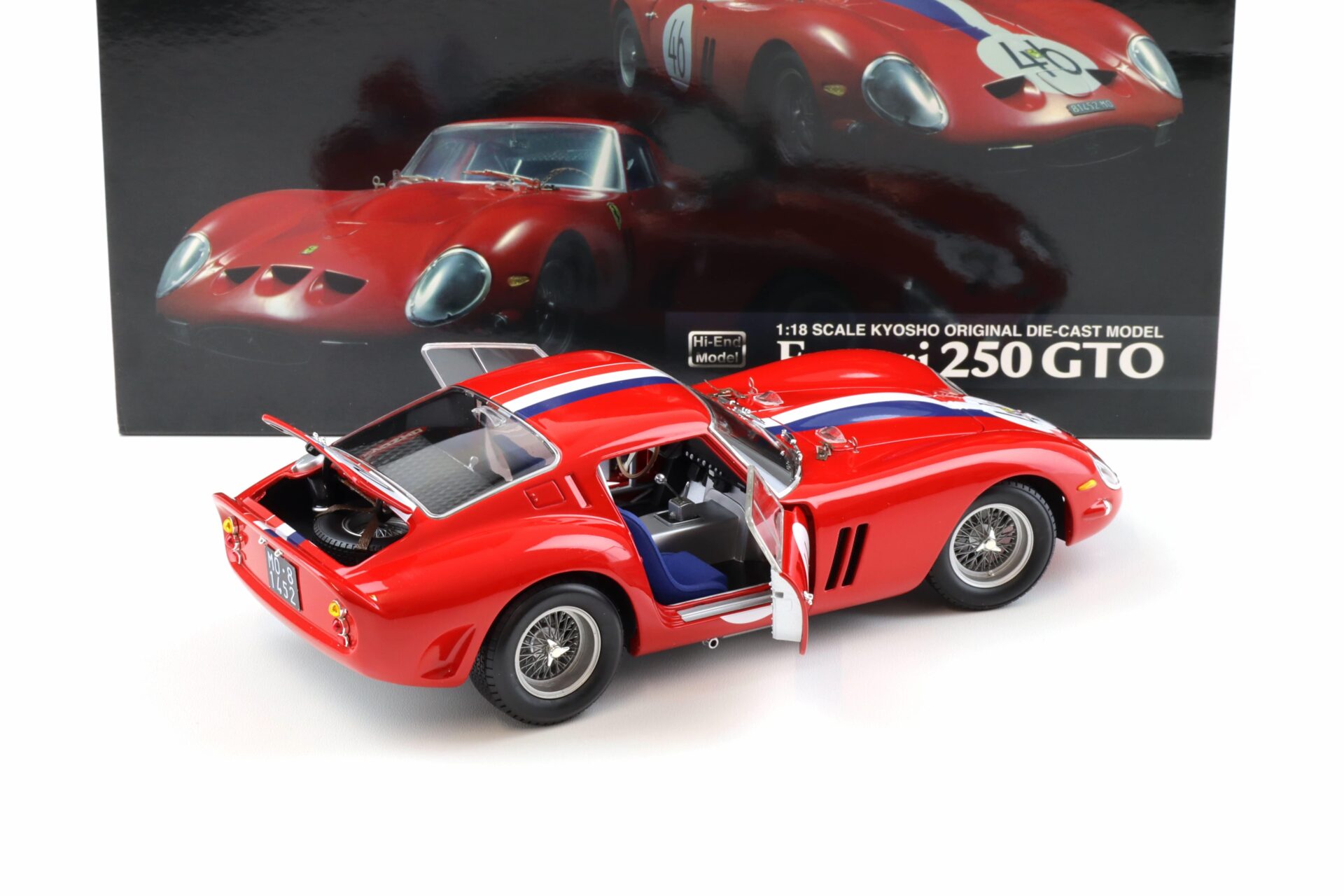 京商　1/18 フェラーリ 250 GTO 1963 Nur #46 京商 1/18 フェラーリ 250 GTO 1963 Nur #46 京商 1/18