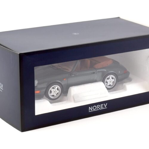 1:18 Norev Porsche 911 (964) Carrera 2 Cabriolet 1990 grey metallic/ brown - Limited 200 pcs.