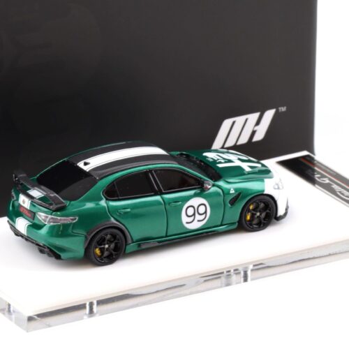 1:64 Motorhelix Alfa Romeo Giulia GTAm Montreal green/ Livery MH64009GT