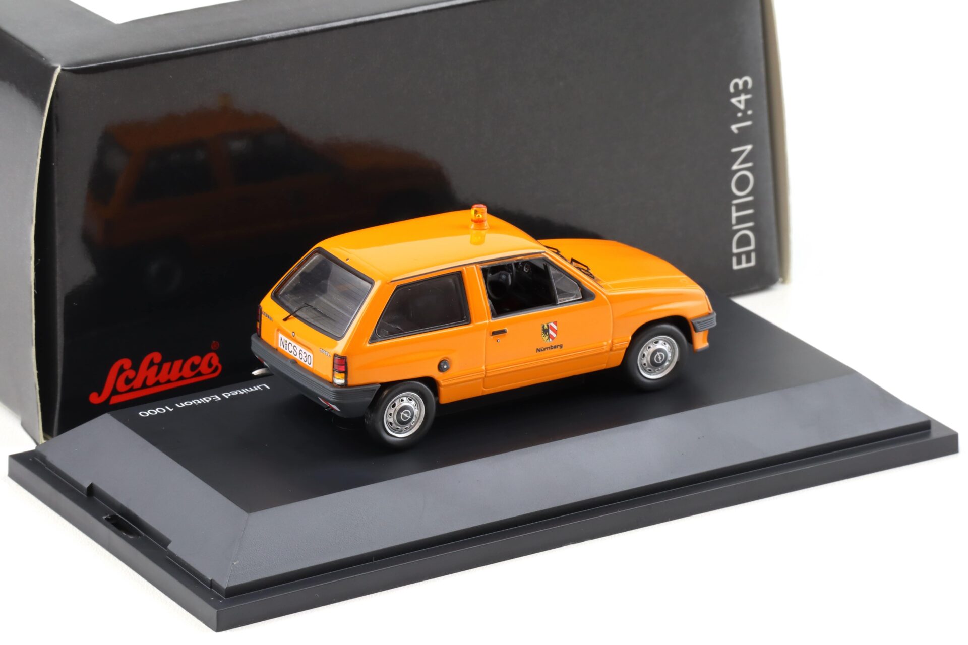 1:43 Schuco Opel Corsa A Stadt Nürnberg orange