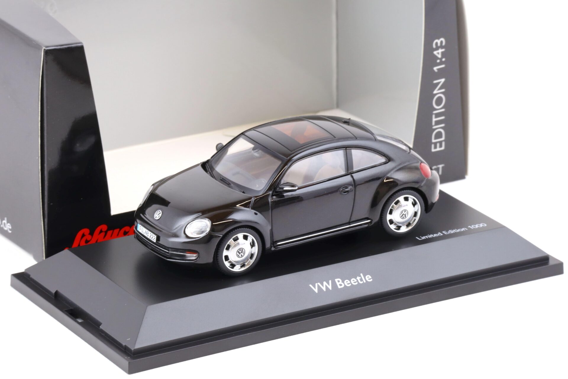 1:43 Schuco VW Beetle Coupe 2012 Deep black