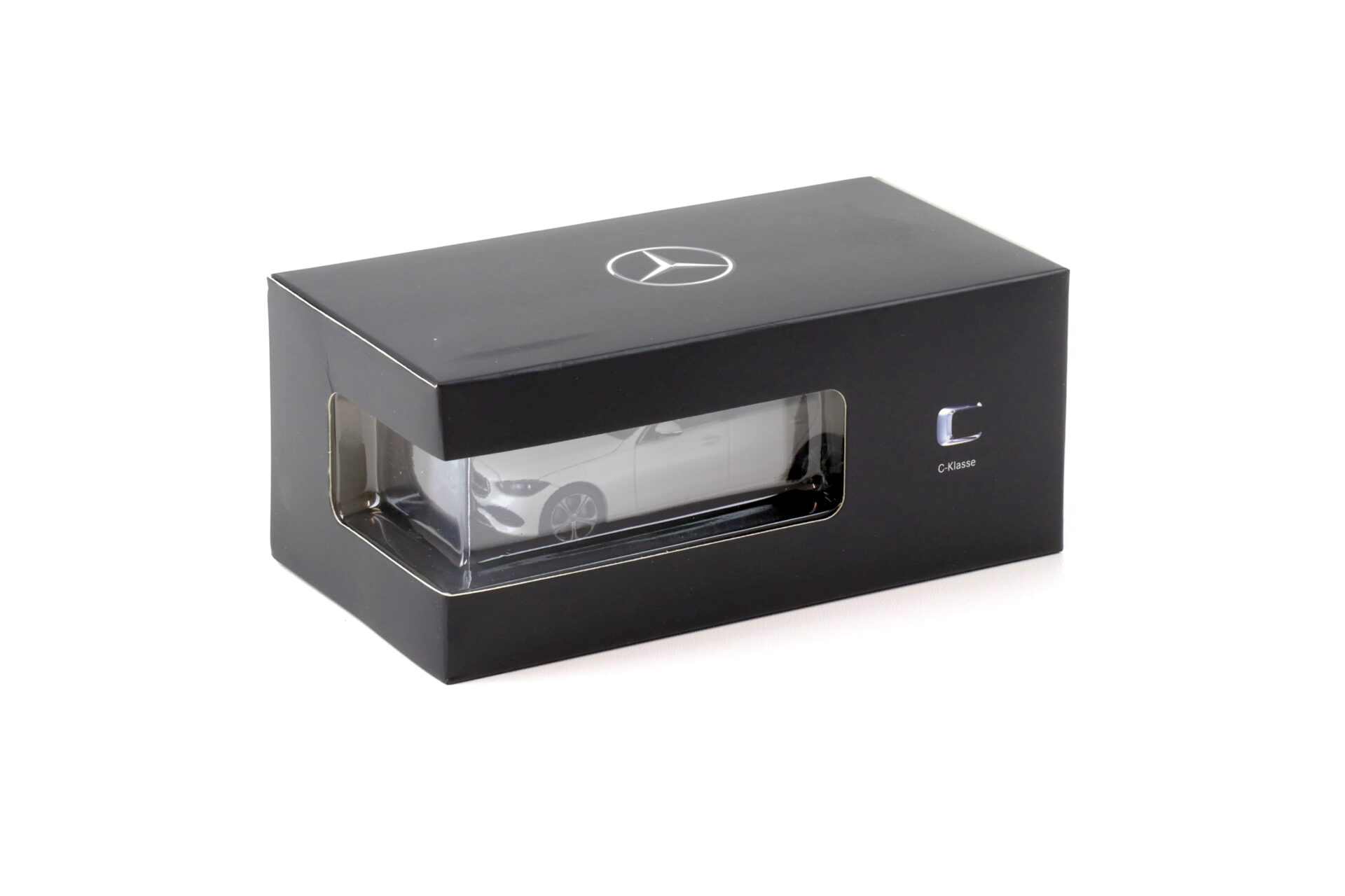 1:43 Herpa Mercedes C-Klasse Limousine (W206) opalite white 2021 DEALER VERSION