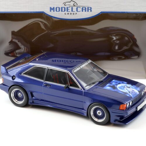 1:18 MCG VW Volkswagen Scirocco Rieger GTO 1980 dark blue