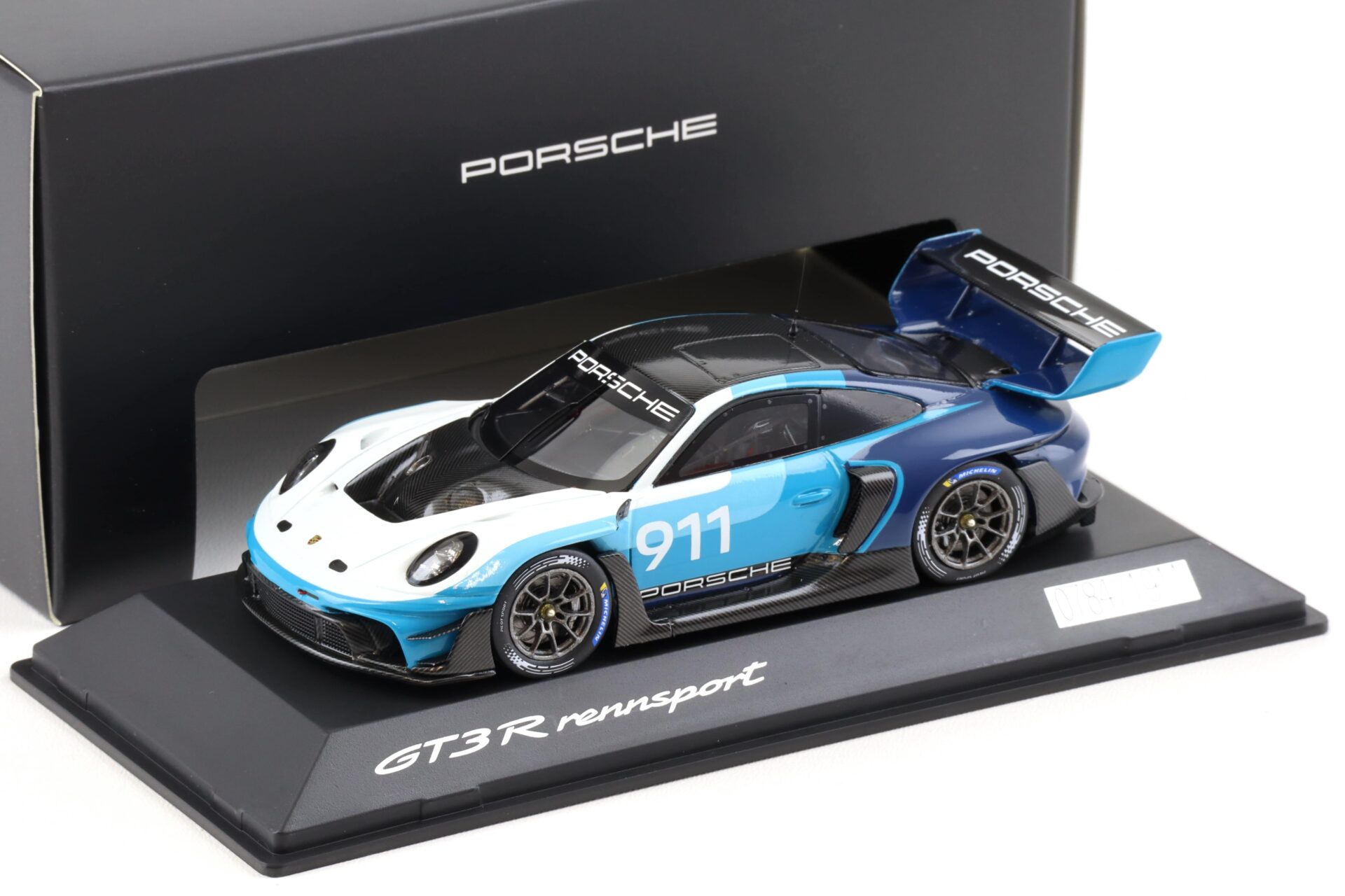 1:43 Spark Porsche 911 992 GT3 R Rennsport Speed Icon blue/ white WAP DEALER