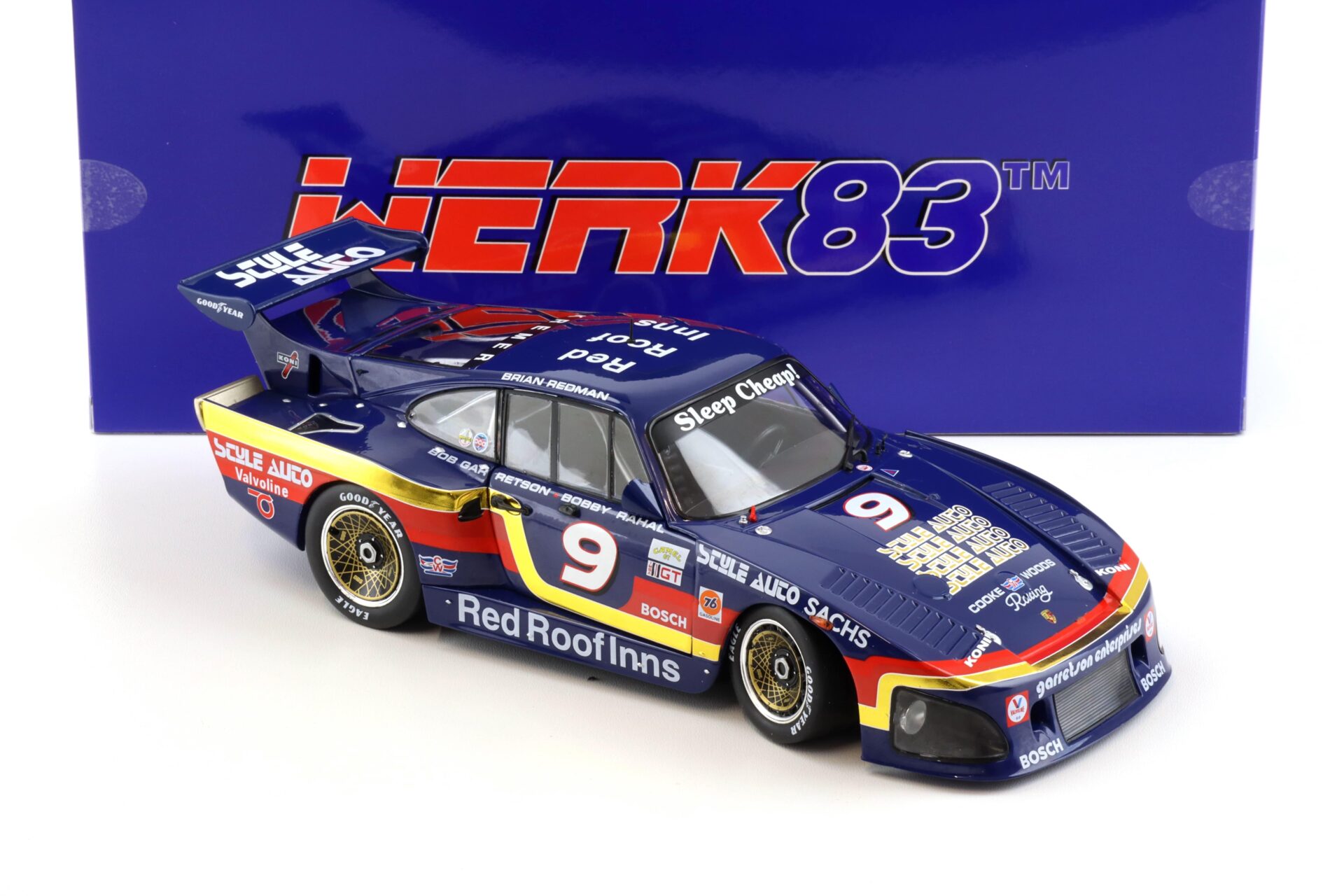 1:18 WERK83 Porsche 935 K3/80 #9 Winner 24h Daytona 1981 Garretson Racing