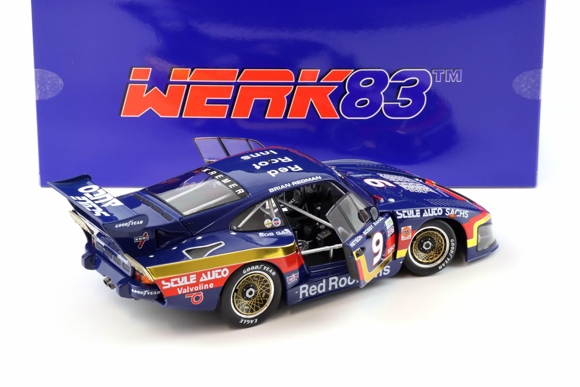 1:18 WERK83 Porsche 935 K3/80 #9 Winner 24h Daytona 1981 Garretson Racing