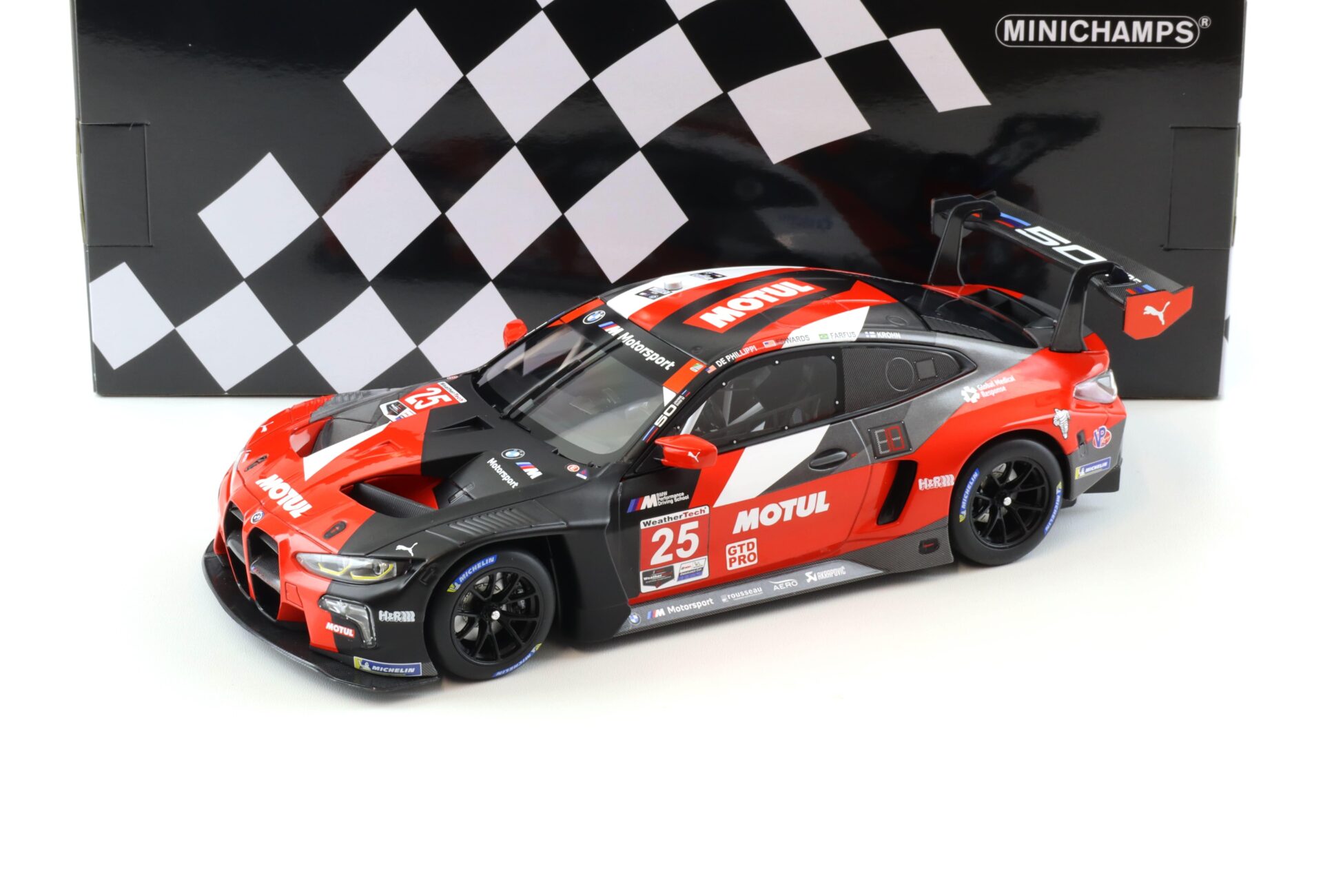 ID 101430 orig.jpg 1:18 Minichamps BMW M4 GT3 GTD Pro BMW M Team RLL #25 IMSA 2022 Krohn/Farfus