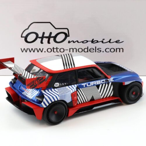 1:18 OTTO mobile OT1175 Renault 5 Turbo 3E E-Tech metal blue 2023