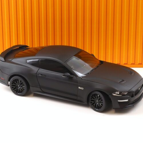 1:18 Diecast Masters 2019 Ford Mustang GT 5.0 Coupe RHD matt black