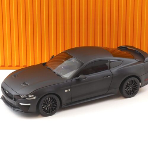 1:18 Diecast Masters 2019 Ford Mustang GT 5.0 Coupe RHD matt black
