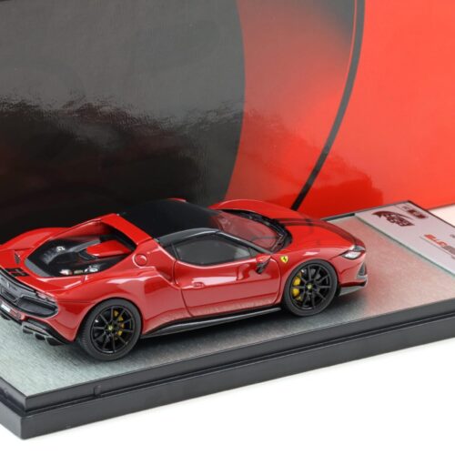 1:43 BBR Ferrari 296 Assetto Fiorano Rosso F1 red/ black stripe - Limited 20 pcs.