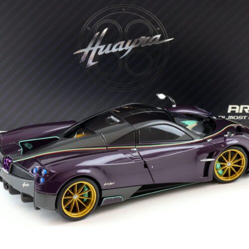 1:18 Almost Real Pagani Huayra Dinastia Yazi purple Carbon/ turquoise 2016