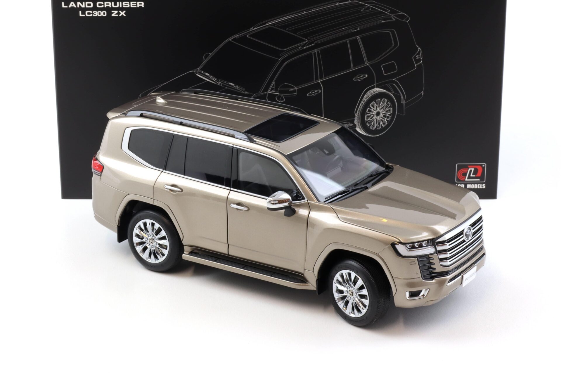 1:18 LCD Models Toyota Land Cruiser LC 300 ZX gold metallic LCD18013-ZX-GO