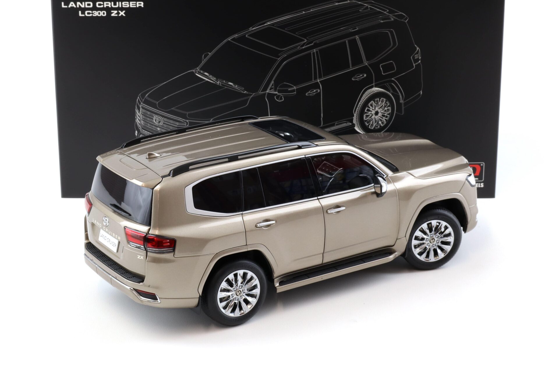 1:18 LCD Models Toyota Land Cruiser LC 300 ZX gold metallic LCD18013-ZX-GO