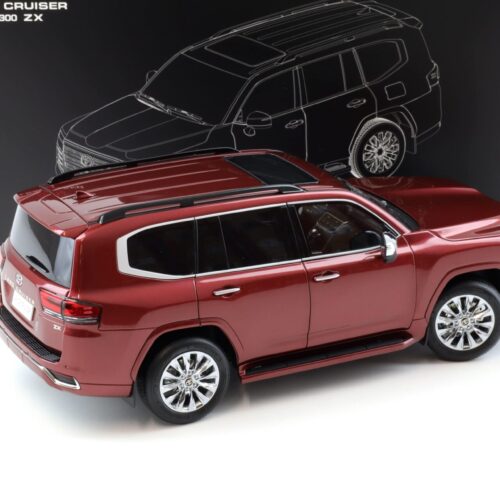 1:18 LCD Models Toyota Land Cruiser LC 300 ZX red metallic LCD18013-ZX-RE