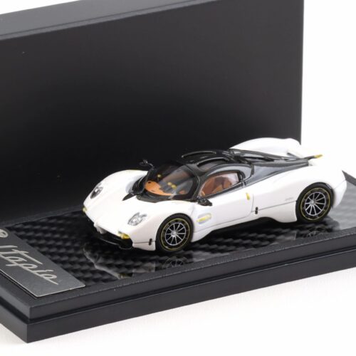 1:64 LCD Models Pagani Utopia Coupe white metallic/ Carbon LCD64039-BW