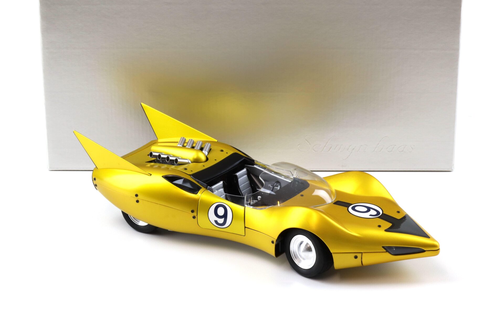 1:18 Schwyn Haas Aluminium Body Hamilton Speed Racer Shooting Star gold