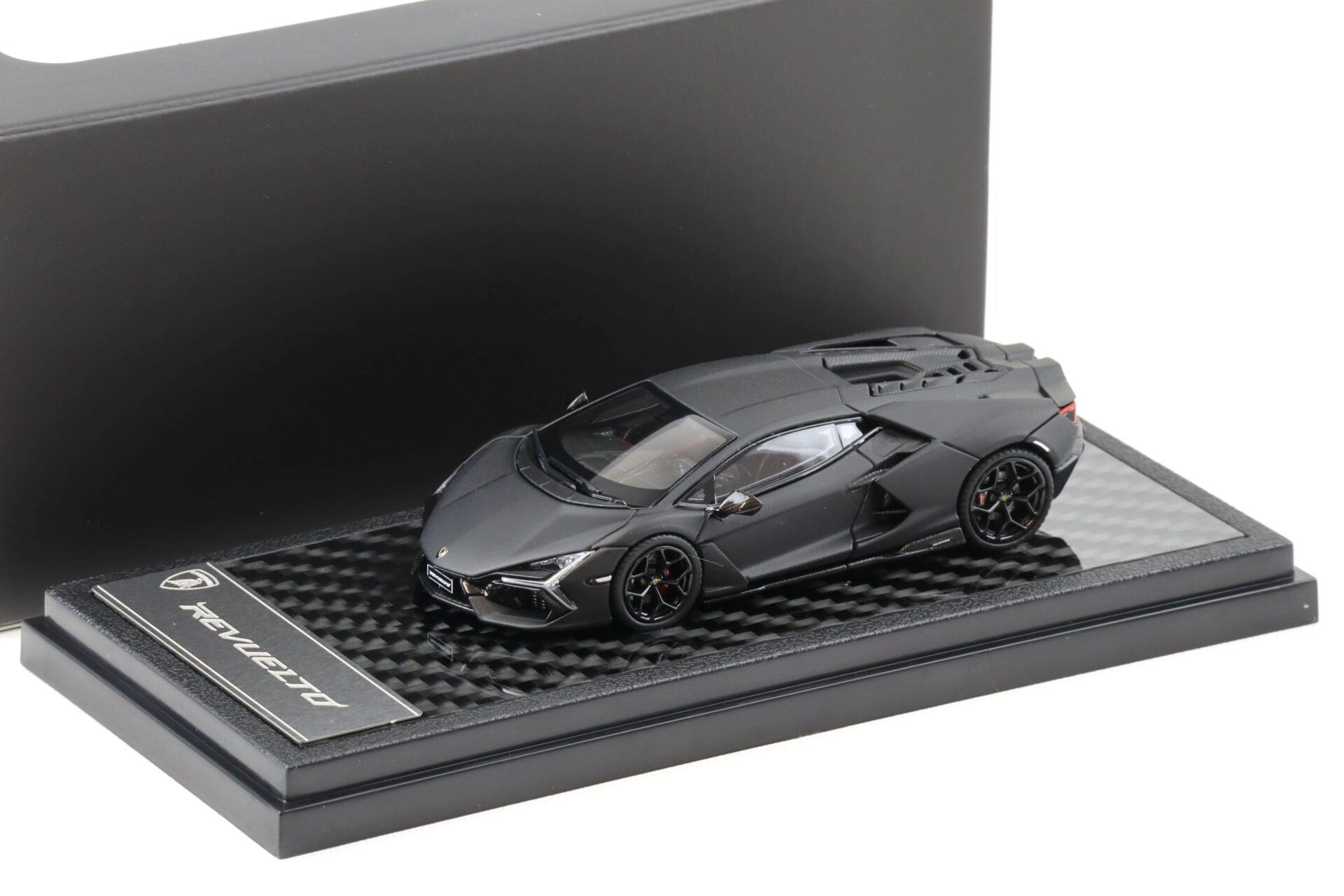 1:64 LCD Models Lamborghini Revuelto Coupe matte black LCD64042-BL