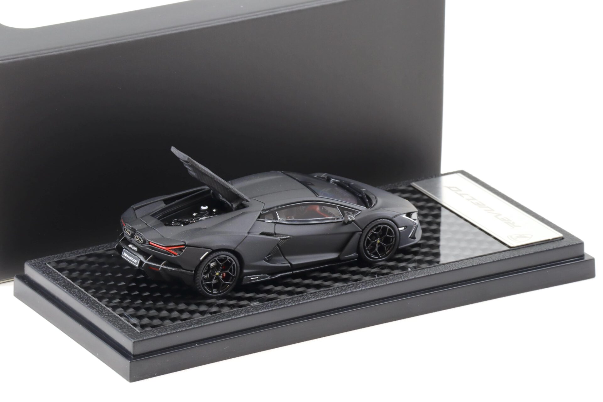 1:64 LCD Models Lamborghini Revuelto Coupe matte black LCD64042-BL