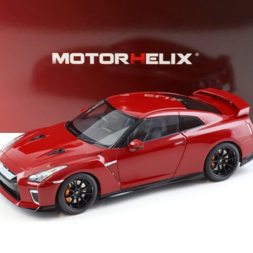 1:18 Motorhelix Nissan GT-R R35 Track Edition by NISMO 2020 Vibrant red M83511