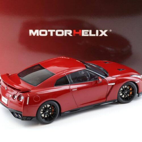 1:18 Motorhelix Nissan GT-R R35 Track Edition by NISMO 2020 Vibrant red M83511