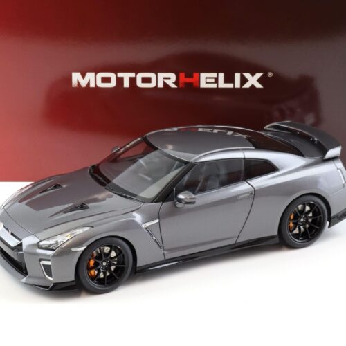 1:18 Motorhelix Nissan GT-R R35 Track Edition by NISMO 2020 Gun metallic M83507