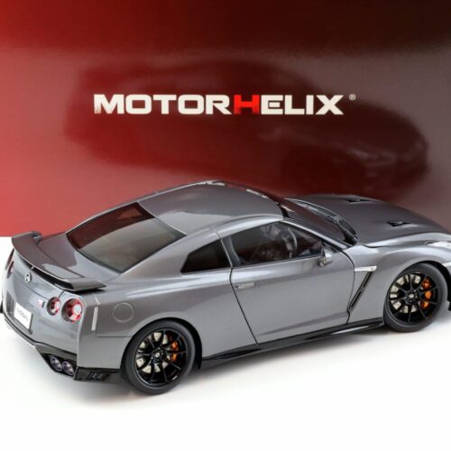 1:18 Motorhelix Nissan GT-R R35 Track Edition by NISMO 2020 Gun metallic M83507