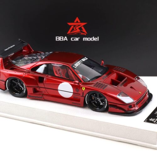 1:18 BBA Model Ferrari F40 LB Works LBWK metallic red with display - Limited 50 pcs.