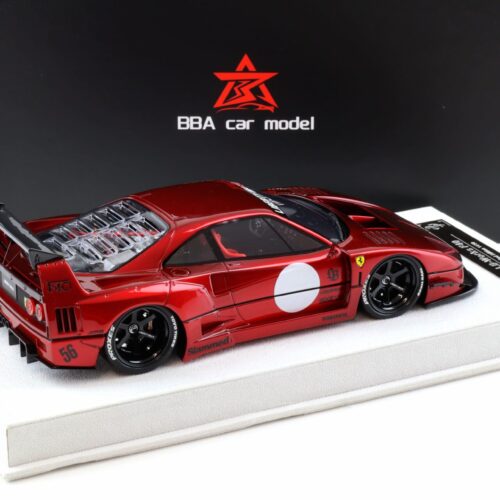 1:18 BBA Model Ferrari F40 LB Works LBWK metallic red with display - Limited 50 pcs.