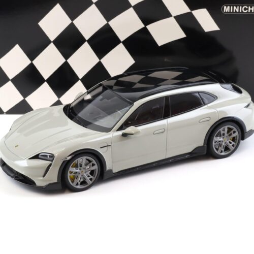 1:18 Minichamps Porsche Taycan Turbo S Cross Turismo 2021 Chalk grey