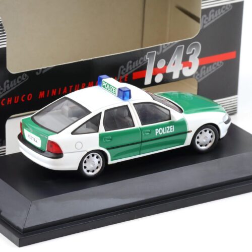 1:43 Schuco Opel Vectra Limousine Sedan POLIZEI green/ white