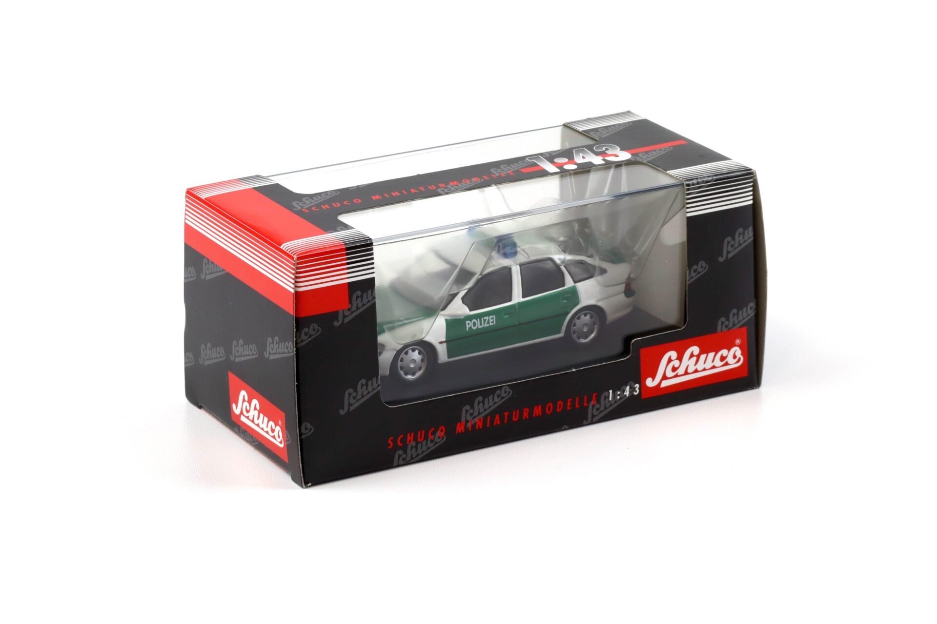 1:43 Schuco Opel Vectra Limousine Sedan POLIZEI green/ white