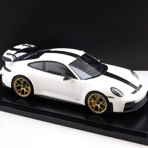 1:18 Spark Porsche 911 992.2 GT3 Coupe white/ gold wheels WAP DEALER