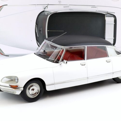1:12 Norev Citroen DS 23 Pallas 1973 white & black vinyl roof 121731 - Limited 200 pcs.