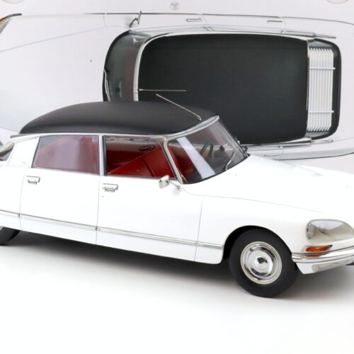 1:12 Norev Citroen DS 23 Pallas 1973 white & black vinyl roof 121731 - Limited 200 pcs.
