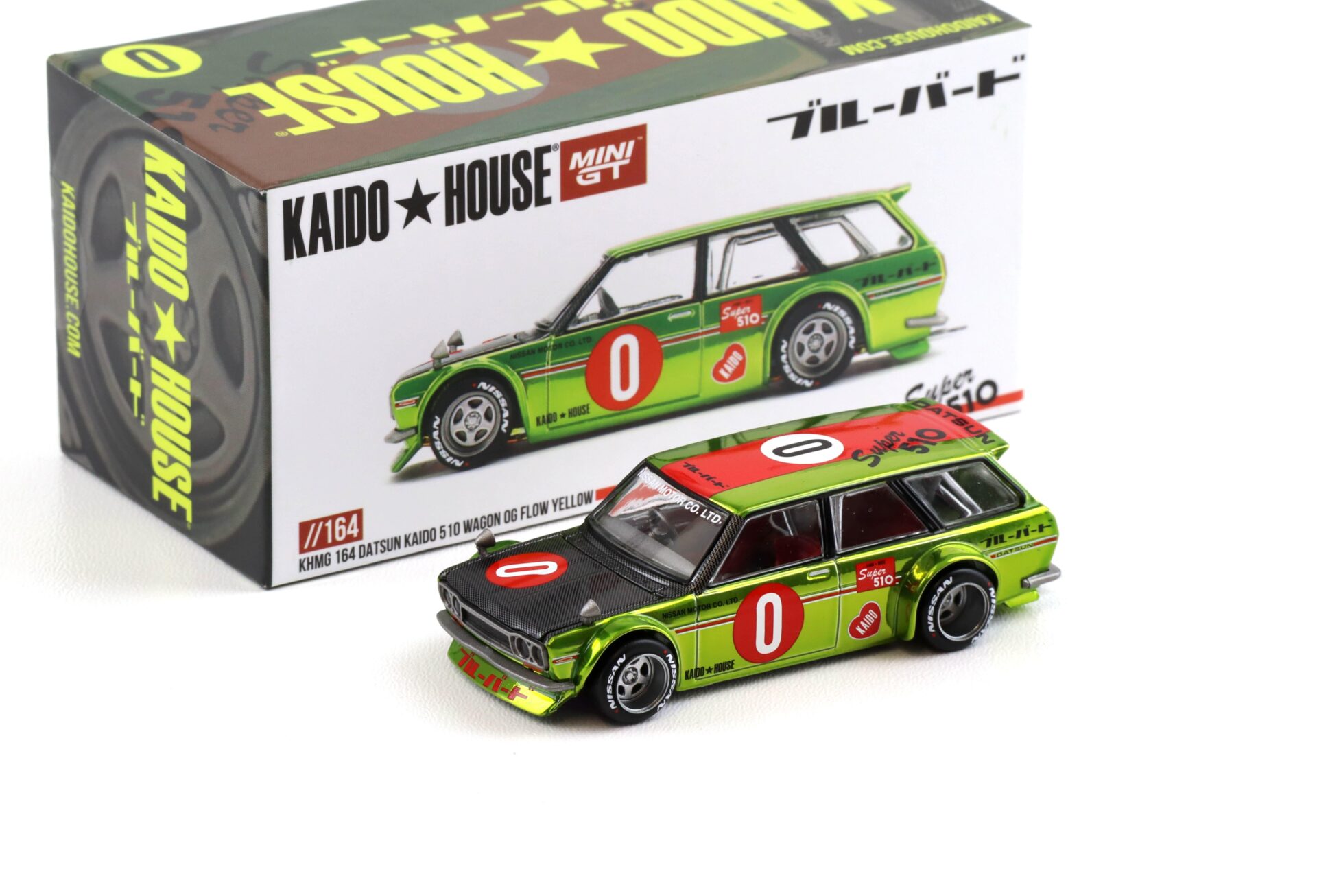 ID 103152 orig.jpg 1:64 TSM Mini GT Kaido House Datsun Kaido 510 Wagon OG Flow yellow 1969