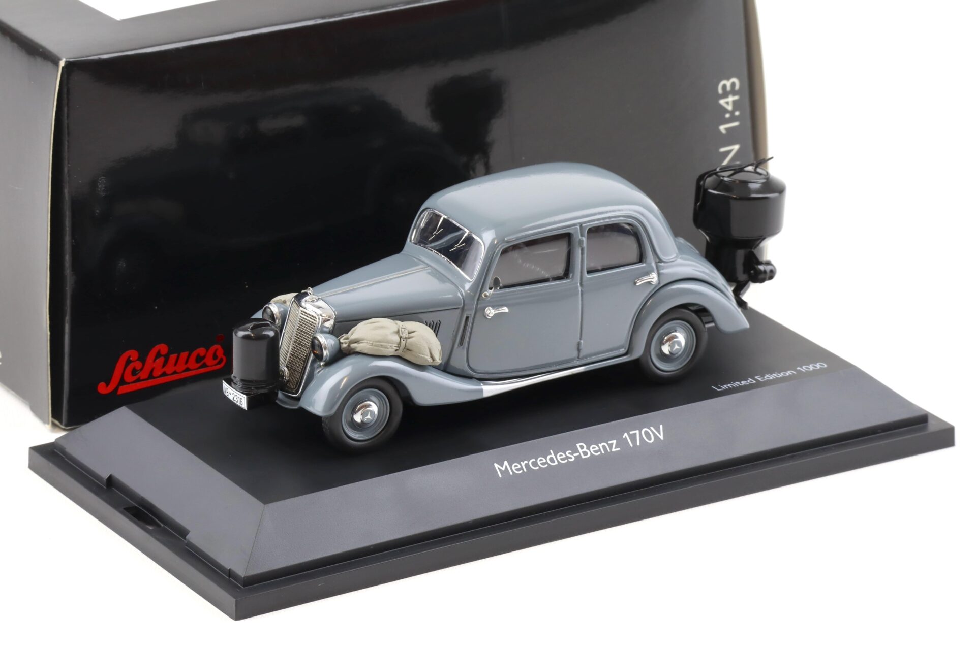 1:43 Schuco Mercedes 170V Holzvergaser grey/ black